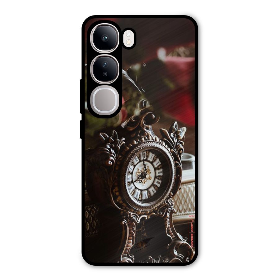 Ancient Clock Metal Back Case for Vivo Y300