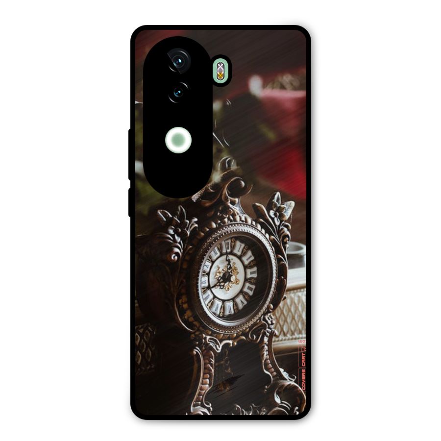 Ancient Clock Metal Back Case for iQOO Z9s