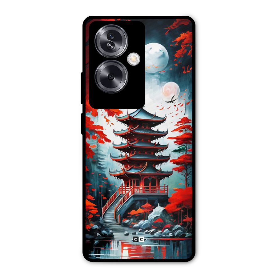 Ancient Painting Metal Back Case for Oppo A79 5G