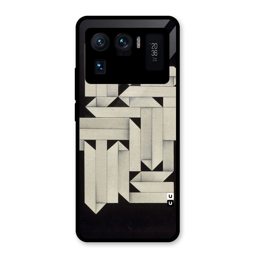 Ancient Rugged Glass Back Case for Mi 11 Ultra