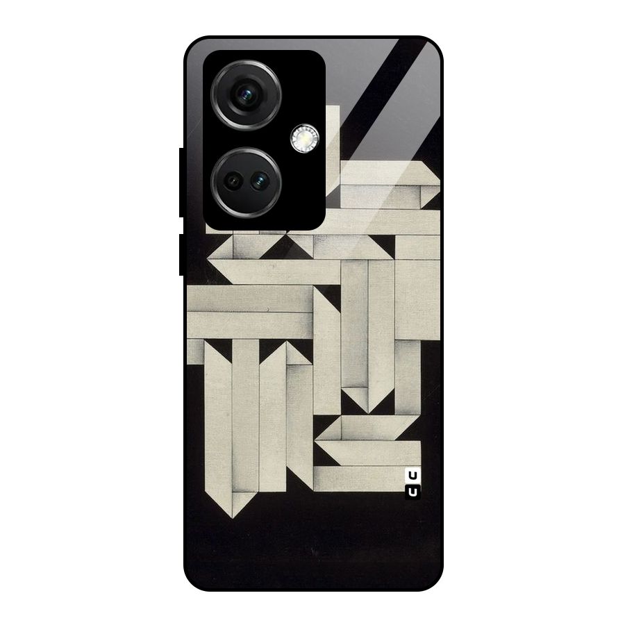 Ancient Rugged Glass Back Case for OnePlus Nord CE 3 5G