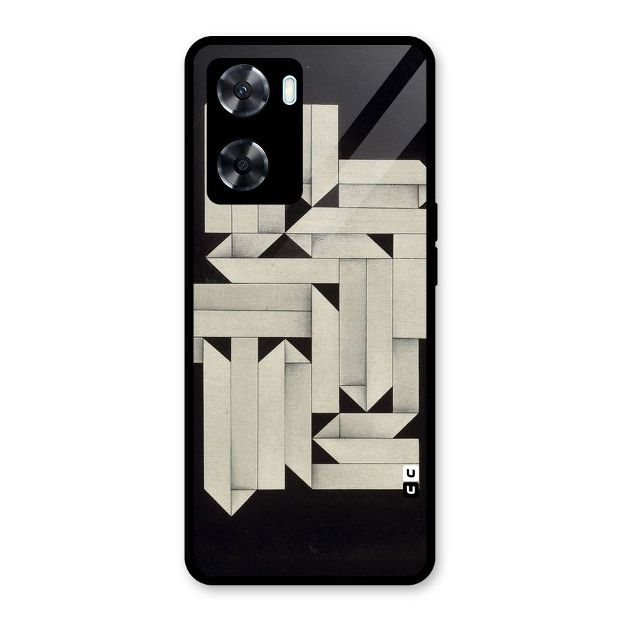 Ancient Rugged Glass Back Case for Oppo A77s