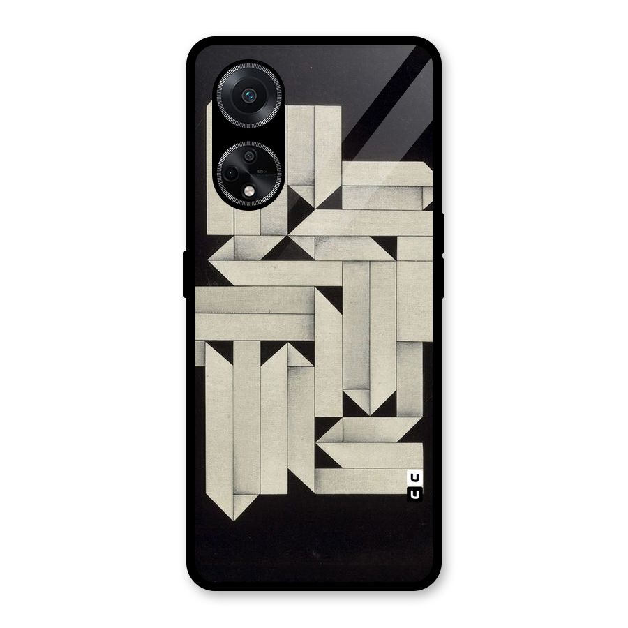 Ancient Rugged Glass Back Case for Oppo F23