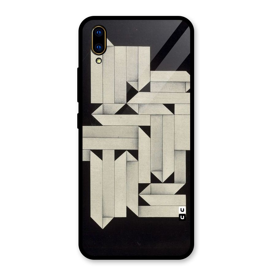 Ancient Rugged Glass Back Case for Vivo V11 Pro