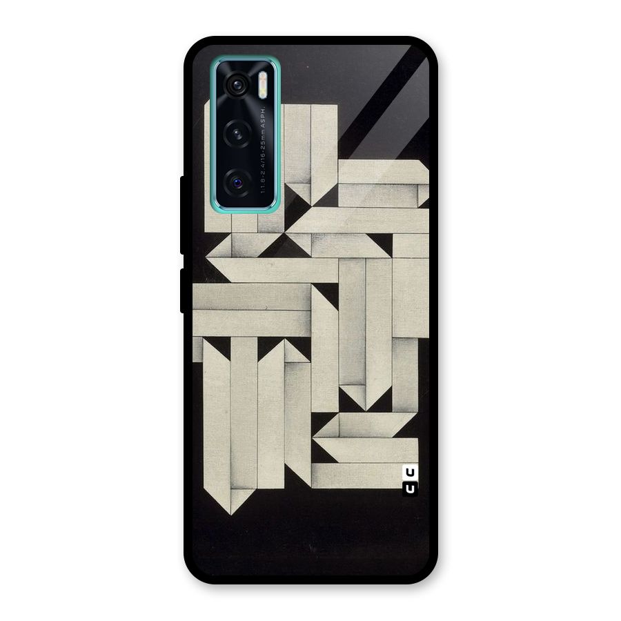 Ancient Rugged Glass Back Case for Vivo V20 SE
