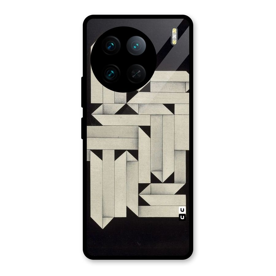 Ancient Rugged Glass Back Case for Vivo X90 Pro