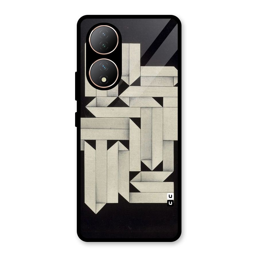 Ancient Rugged Glass Back Case for Vivo Y100A