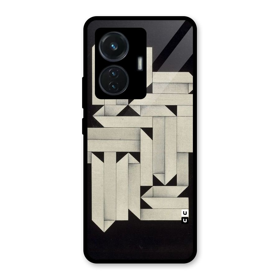 Ancient Rugged Glass Back Case for iQOO Z6 44W