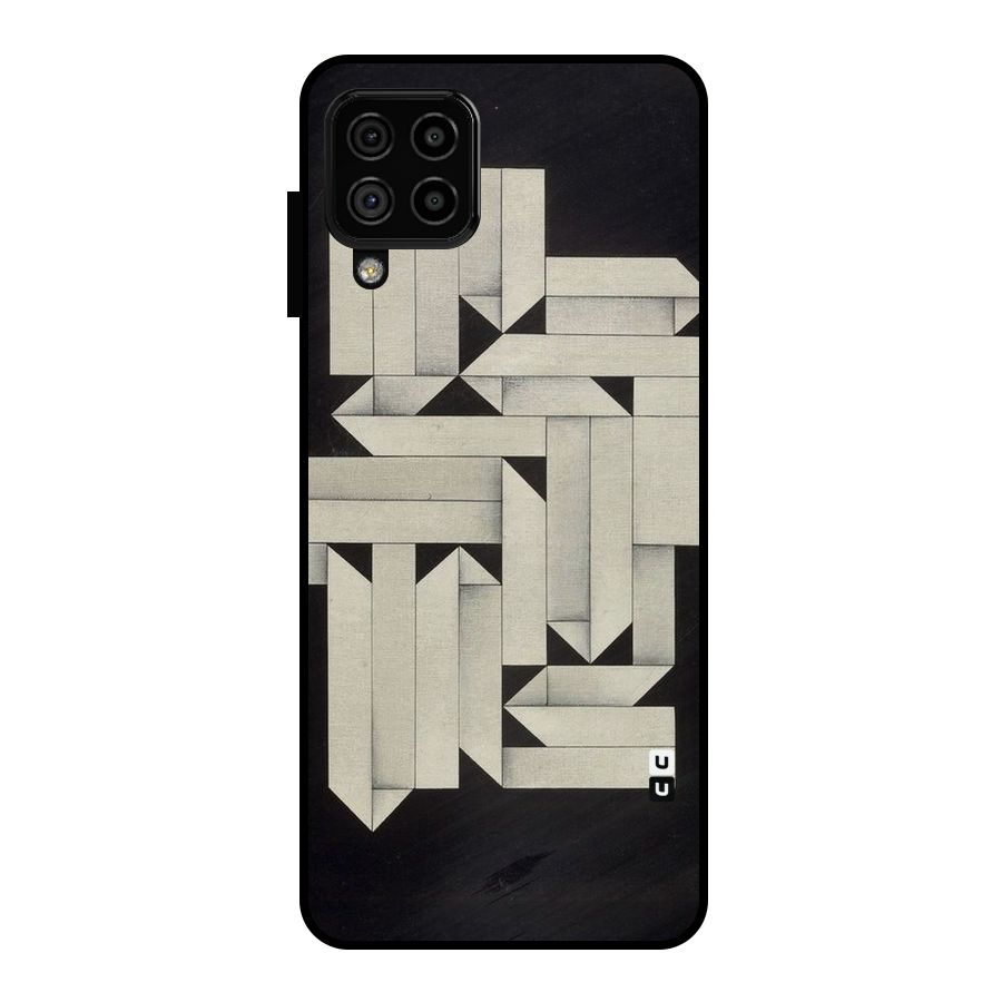 Ancient Rugged Metal Back Case for Galaxy A22 4G