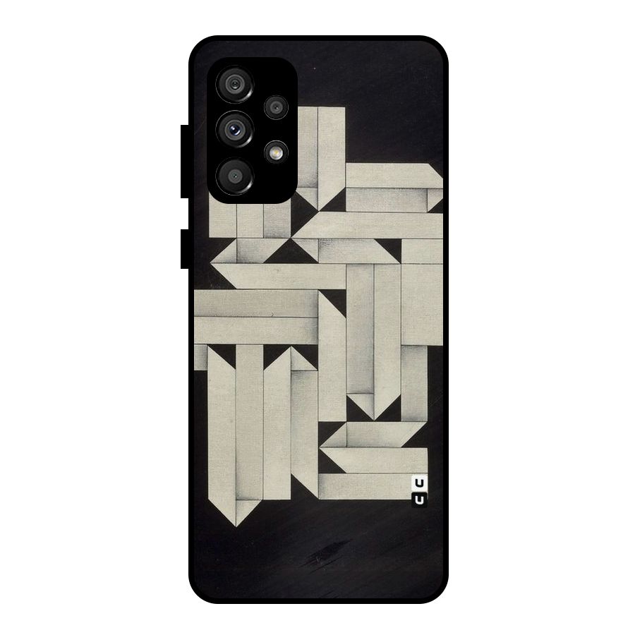Ancient Rugged Metal Back Case for Galaxy A73 5G