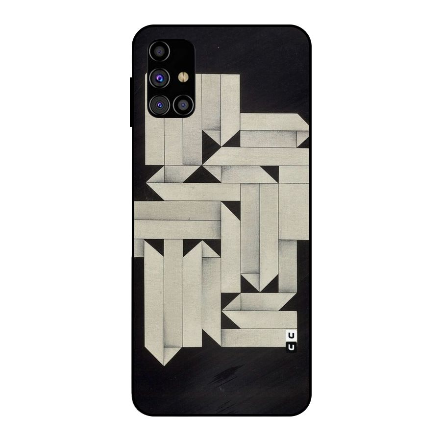 Ancient Rugged Metal Back Case for Galaxy M31s