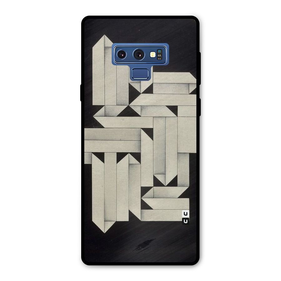 Ancient Rugged Metal Back Case for Galaxy Note 9