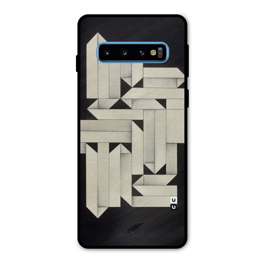 Ancient Rugged Metal Back Case for Galaxy S10