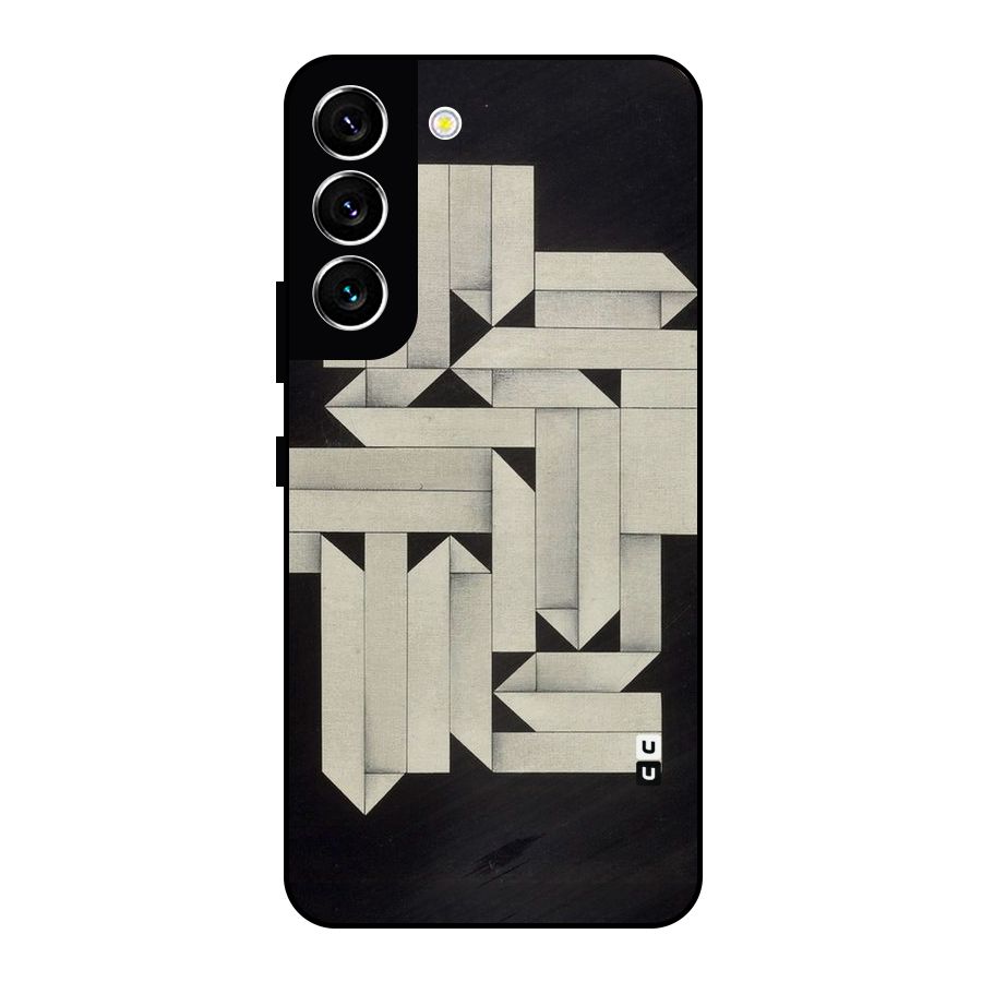 Ancient Rugged Metal Back Case for Galaxy S22 5G