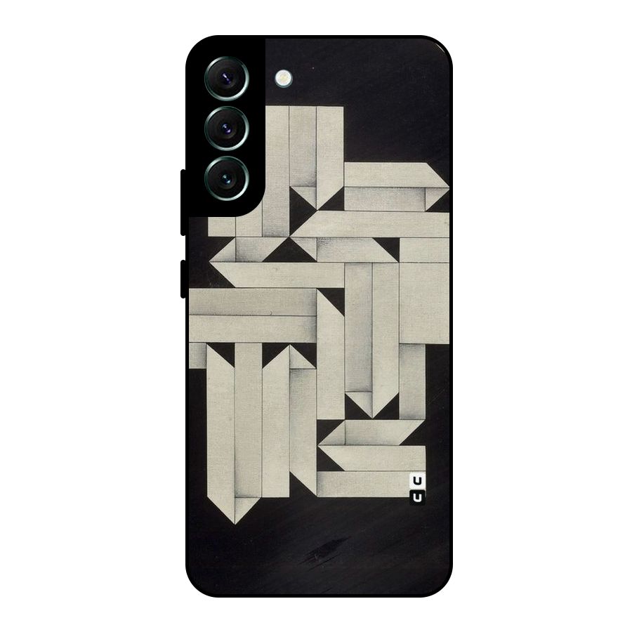 Ancient Rugged Metal Back Case for Galaxy S22 Plus 5G