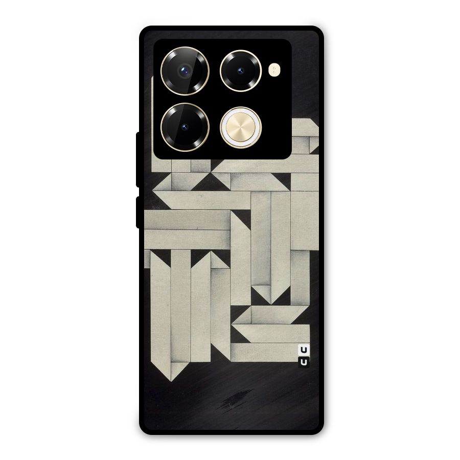 Ancient Rugged Metal Back Case for Infinix Note 40 Pro Plus