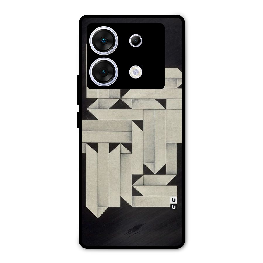 Ancient Rugged Metal Back Case for Infinix Zero 30 5G