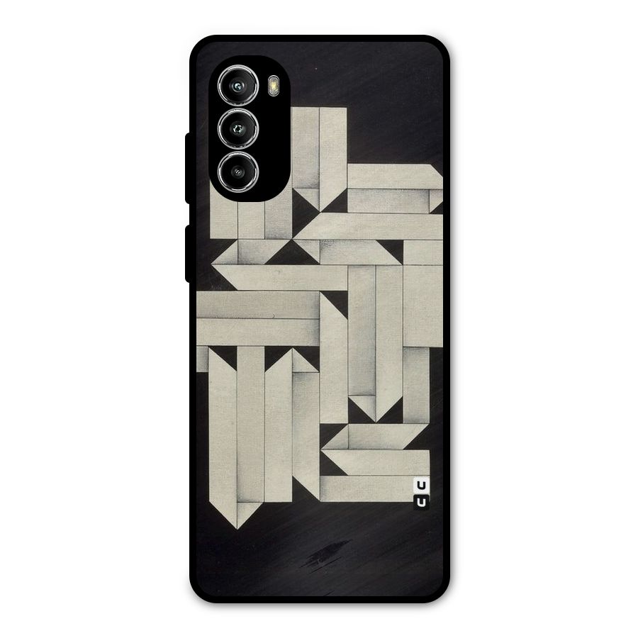 Ancient Rugged Metal Back Case for Moto G52