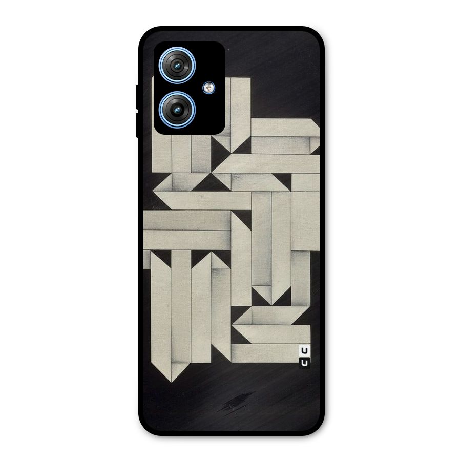 Ancient Rugged Metal Back Case for Moto G54