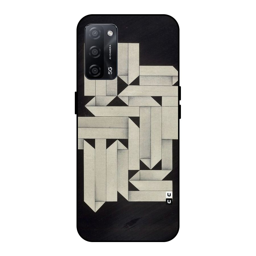 Ancient Rugged Metal Back Case for Oppo A53s 5G