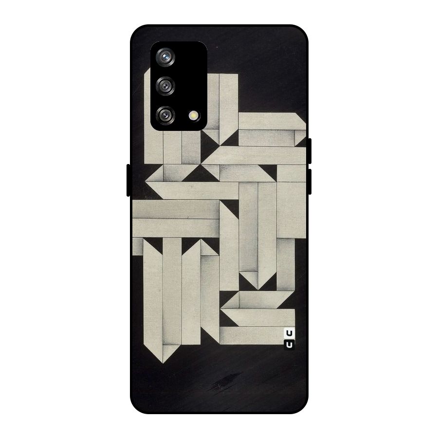 Ancient Rugged Metal Back Case for Oppo F19