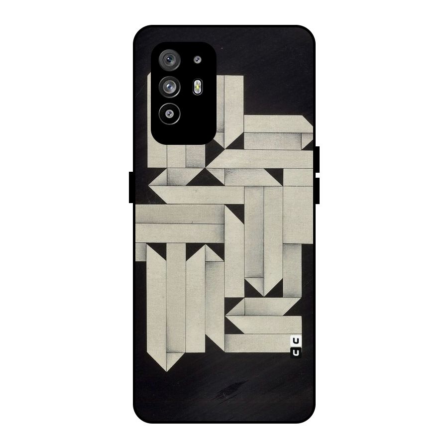 Ancient Rugged Metal Back Case for Oppo F19 Pro Plus 5G