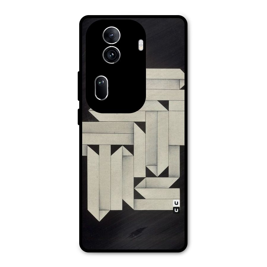 Ancient Rugged Metal Back Case for Oppo Reno11 Pro 5G