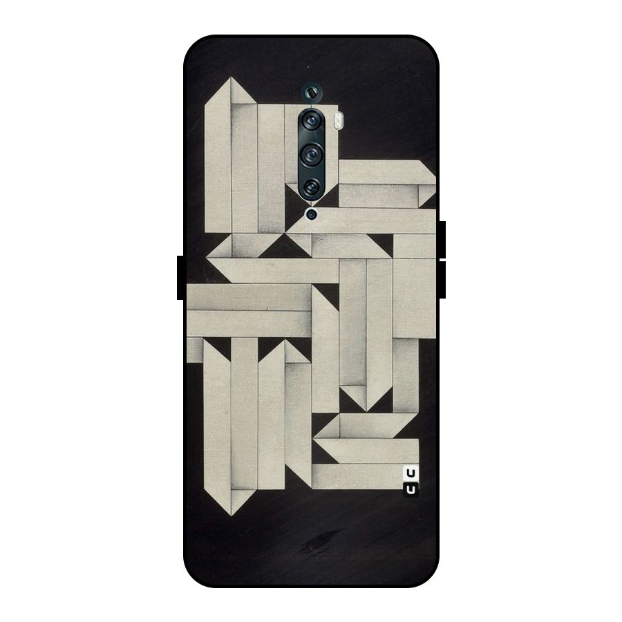 Ancient Rugged Metal Back Case for Oppo Reno2 Z