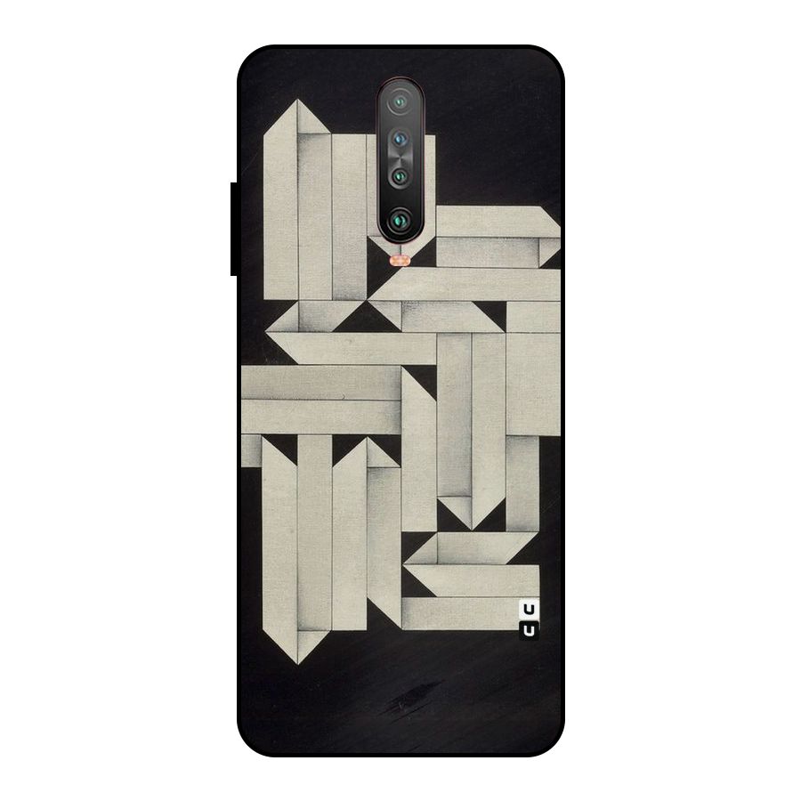 Ancient Rugged Metal Back Case for Poco X2