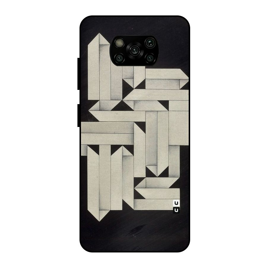 Ancient Rugged Metal Back Case for Poco X3