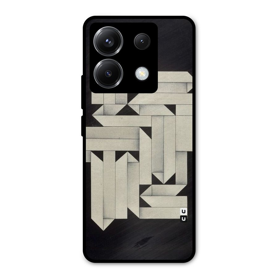 Ancient Rugged Metal Back Case for Poco X6