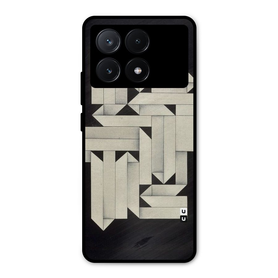 Ancient Rugged Metal Back Case for Poco X6 Pro