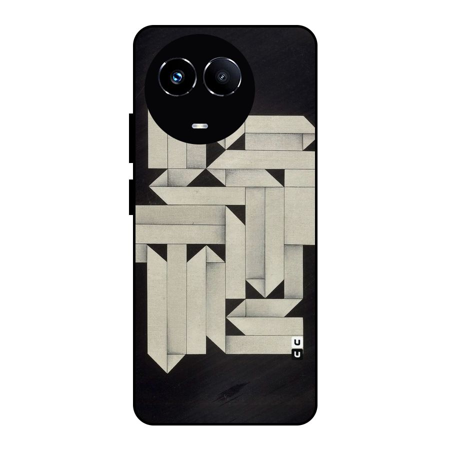 Ancient Rugged Metal Back Case for Realme 11 5G