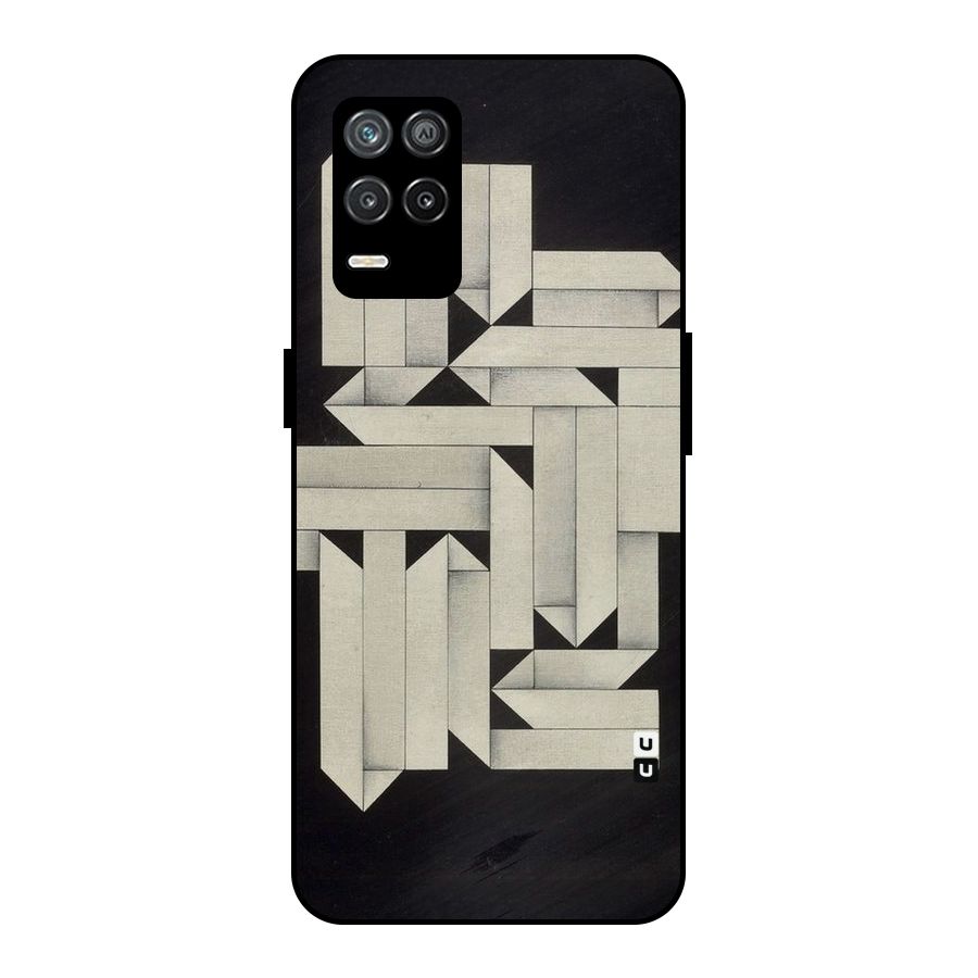 Ancient Rugged Metal Back Case for Realme 8 5G