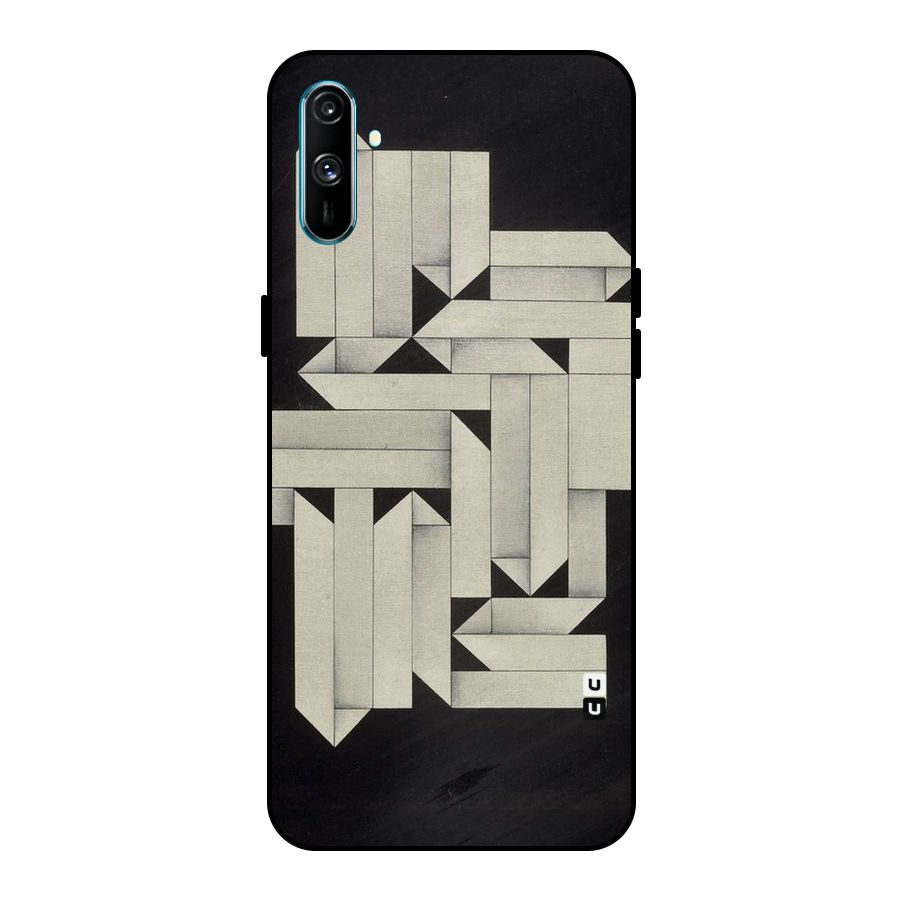 Ancient Rugged Metal Back Case for Realme C3