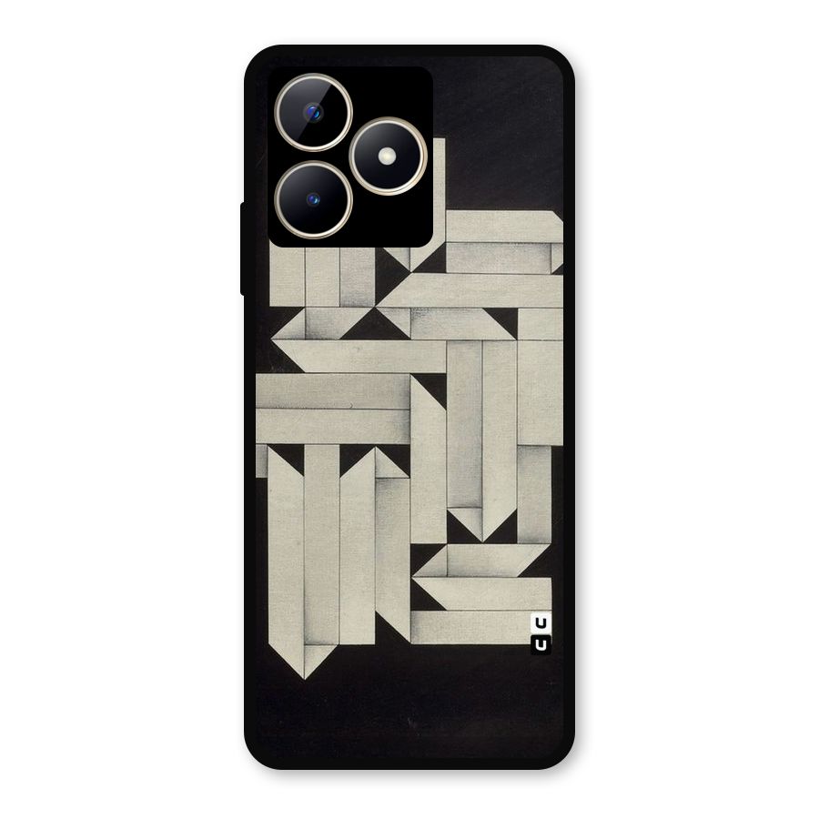 Ancient Rugged Metal Back Case for Realme C53