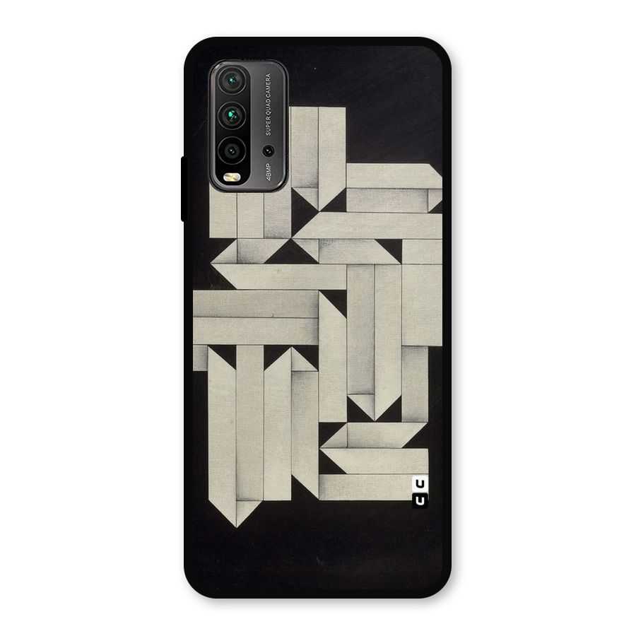 Ancient Rugged Metal Back Case for Redmi 9 Power
