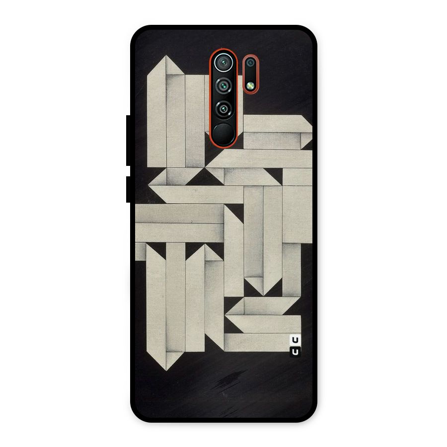 Ancient Rugged Metal Back Case for Redmi 9 Prime