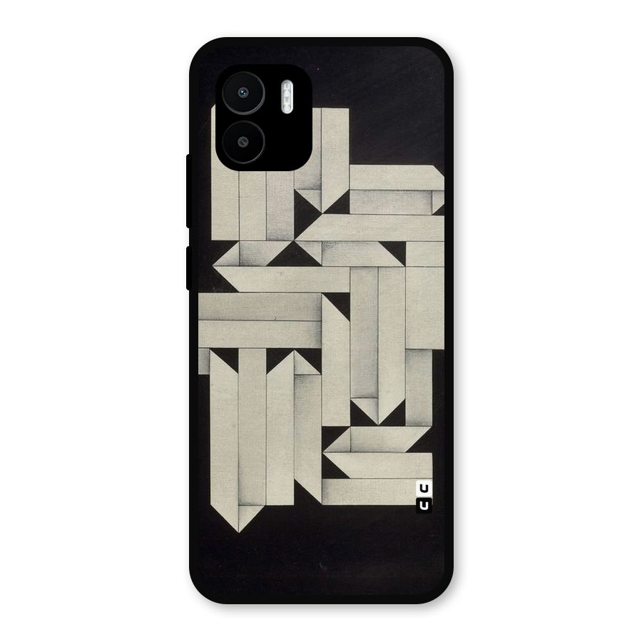 Ancient Rugged Metal Back Case for Redmi A1