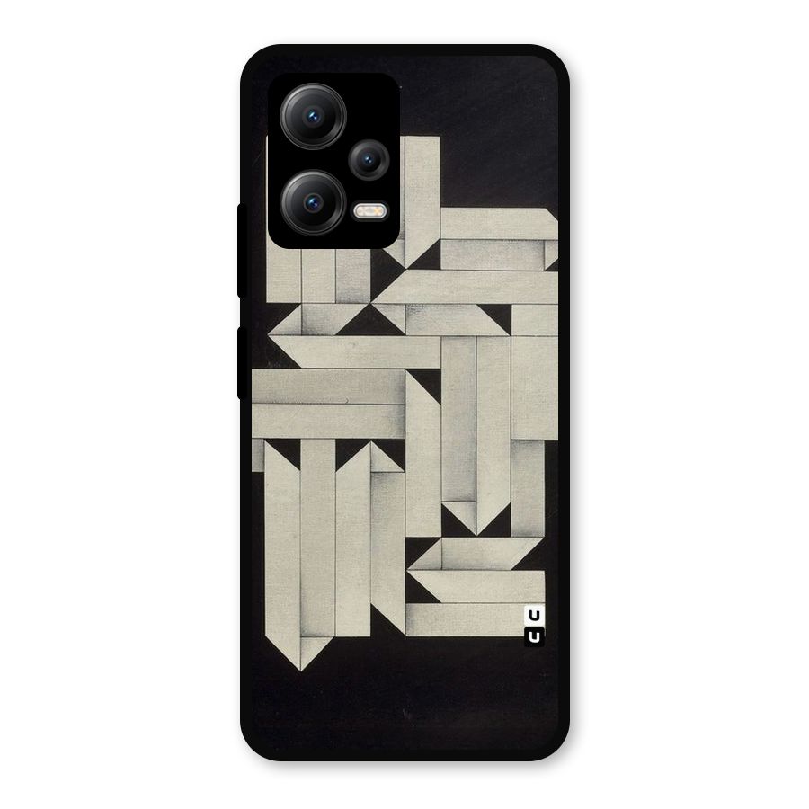 Ancient Rugged Metal Back Case for Redmi Note 12 5G
