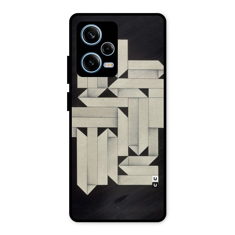 Ancient Rugged Metal Back Case for Redmi Note 12 Pro