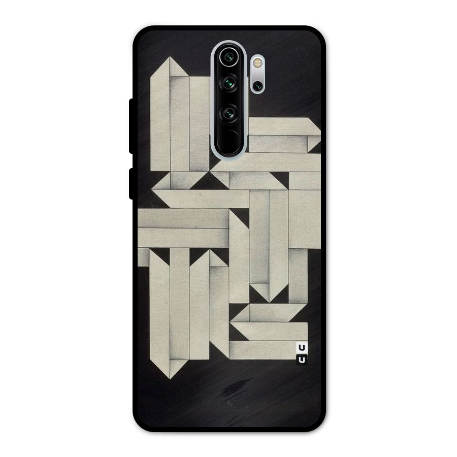 Ancient Rugged Metal Back Case for Redmi Note 8 Pro