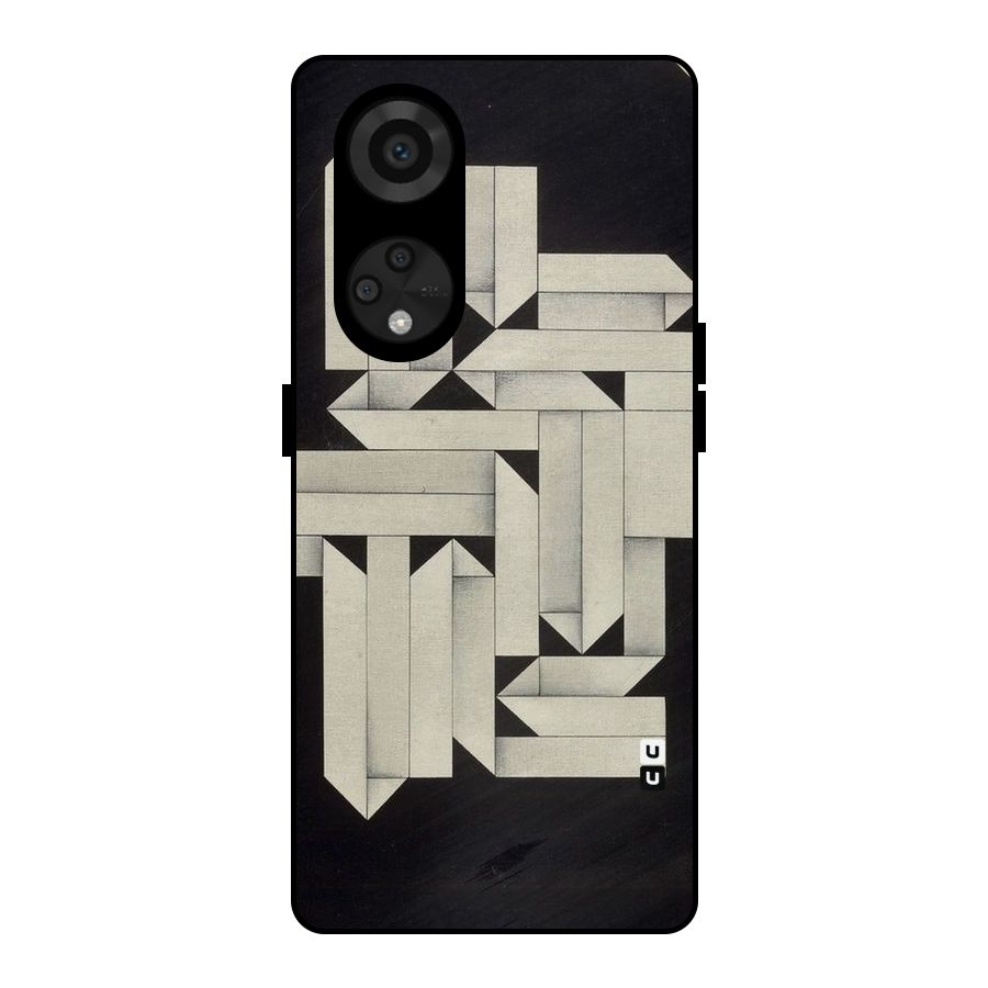 Ancient Rugged Metal Back Case for Reno8 T 5G