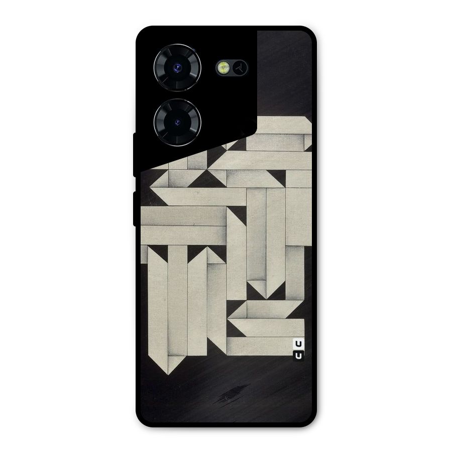 Ancient Rugged Metal Back Case for Tecno Pova 5 Pro 5G