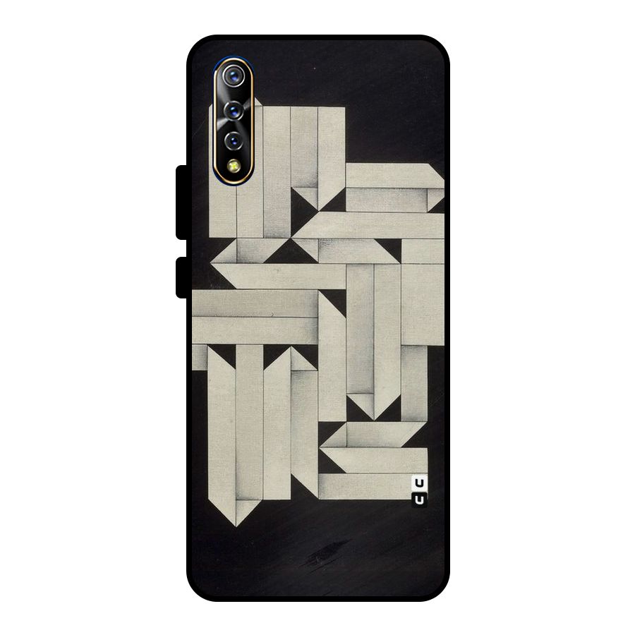 Ancient Rugged Metal Back Case for Vivo S1