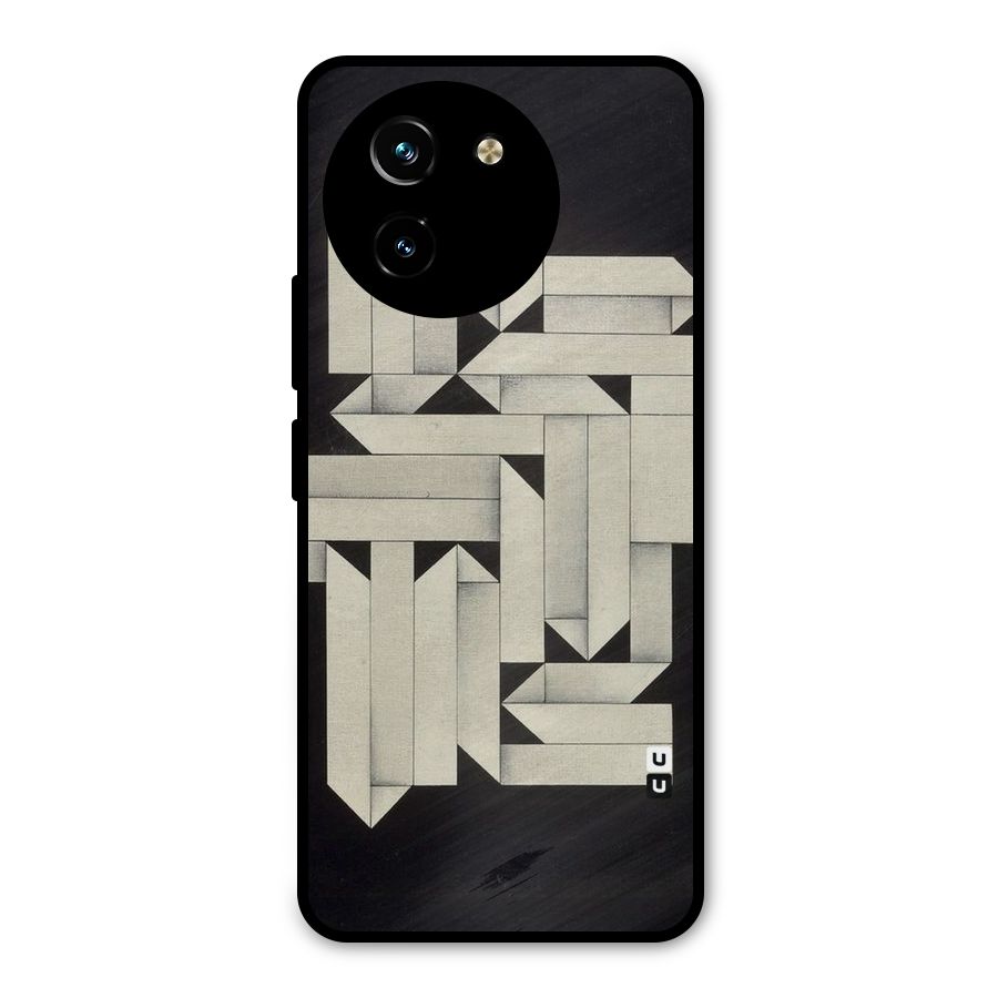 Ancient Rugged Metal Back Case for Vivo T3x