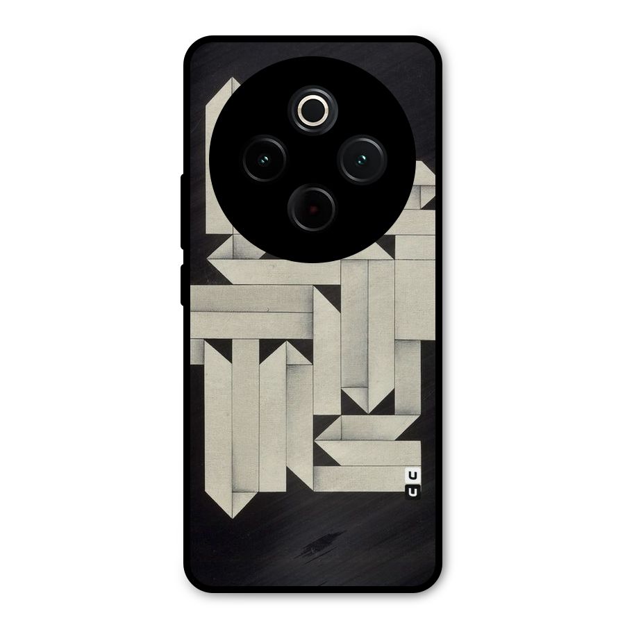 Ancient Rugged Metal Back Case for Vivo T4
