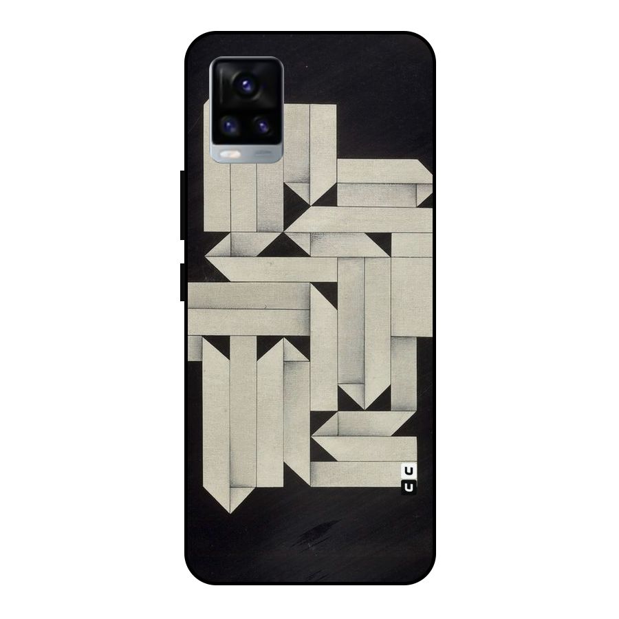 Ancient Rugged Metal Back Case for Vivo V20 2021