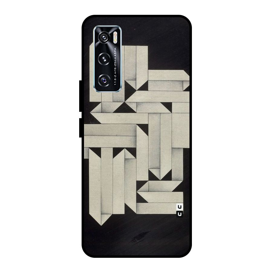 Ancient Rugged Metal Back Case for Vivo V20 SE