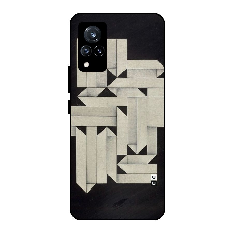 Ancient Rugged Metal Back Case for Vivo V21 5G